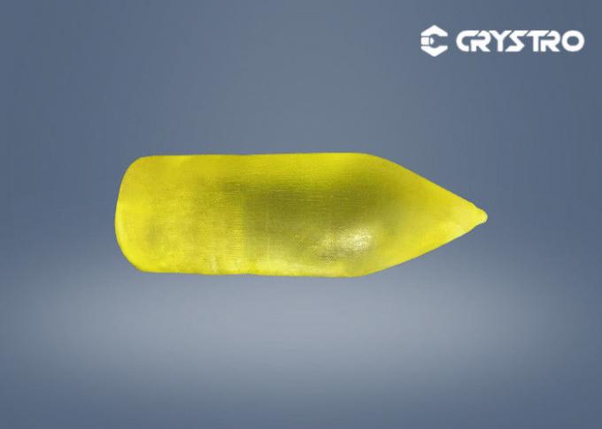 10x10x1mm Hochleistung Ce GAGG Scintillation Einzelkristall für γ-Strahl-Detektion 0