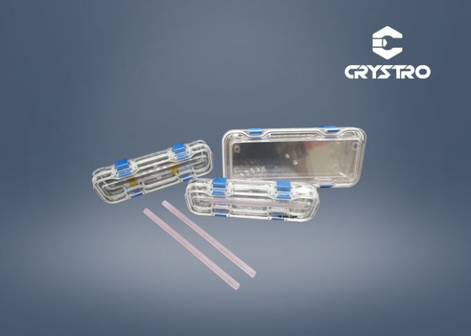 Yttrium Aluminium-Garnet Laser Rods Nd YAG einzelner Crystal Dia 8mm 0
